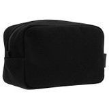 Oroton Kane Toiletry Case in Black and Recycled Canvas for Women