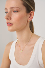 Oroton Giselle Necklace And Hoops Gift Set in Gold/Clear and  for Women