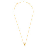 Front product shot of the Oroton Giselle Necklace And Hoops Gift Set in Gold/Clear and  for Women