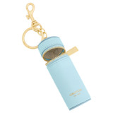 Internal product shot of the Oroton Jemima Lipstick Key Ring in Horizon and Pebble Cow Leather for Women
