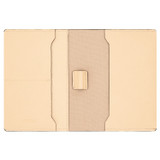Oroton Inez Passport Cover in Oatmeal and Split Saffiano Leather for Women