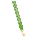 Oroton Jemima Dog Logo Leash in Garden and Pebble Cow Leather for 