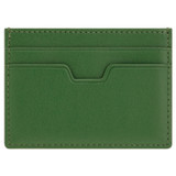 Back product shot of the Oroton Muse Apple 3 Credit Card Sleeve in Orchard and AppleSkin™: 20% GRS (Global Recycled Standard) Polyester, 16% GRS Cotton, 26% Apple Waste, 38% Polyurethane for Women