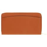 Back product shot of the Oroton Inez Travel Wallet in Cognac and Saffiano Leather for Women