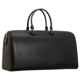 Back product shot of the Oroton Inez Weekender in Black and Saffiano Leather for Women