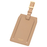 Oroton Inez Luggage Tag in Fawn and Split Saffiano Leather for Women