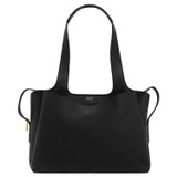 Oroton Alice Carry All in Black and Pebble Leather for Women