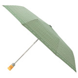 Oroton Bamboo Small Umbrella in Shale Green and Printed Polyester With UVU Protection for Women