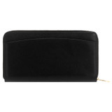 Back product shot of the Oroton Inez Travel Wallet in Black and Saffiano Leather for Women