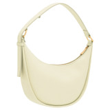 Back product shot of the Oroton Penny Small Shoulder Bag in French Vanilla and Smooth Leather for Women
