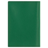 Back product shot of the Oroton Inez Passport Cover in Emerald and Split Saffiano Leather for Women