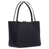 Back product shot of the Oroton Dylan Medium Tote in Dark Navy and Pebble Leather for Women