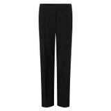 Front product shot of the Oroton Technical Stretch Pant in Black and 51% Cotton 36% Polyester 13% Elastane for Women