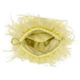 Oroton Grace Feather Bag in Citrine and Polyester Satin for Women