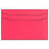 Oroton Inez Credit Card Sleeve in Peony Pink and Saffiano Leather for Women