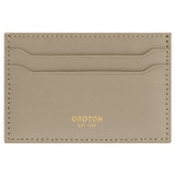Front product shot of the Oroton Inez Credit Card Sleeve in Fawn and Soft Saffiano Leather for Women
