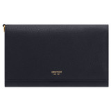 Front product shot of the Oroton Dylan Clutch And Pouch Wallet in Dark Navy and Pebble Leather for Women