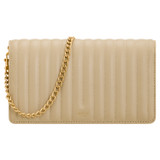 Front product shot of the Oroton Fay Medium Chain Crossbody in Sand and Nappa Leather for Women
