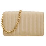 Front product shot of the Oroton Fay Mini Chain Crossbody in Sand and Nappa Leather for Women