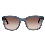 Front product shot of the Oroton Sloan Sunglasses in Navy and Acetate for Women