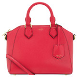 Front product shot of the Oroton Inez Mini Day Bag in Peony Pink and Shiny Soft Saffiano for Women