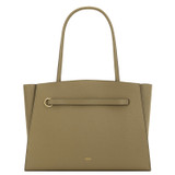 Front product shot of the Oroton Audrey Large Tote in Silt and Embossed Leather With Smooth Leather Trims for Women