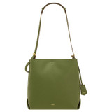 Front product shot of the Oroton Margot Hobo in Ivy and Pebble Leather for Women