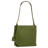 Back product shot of the Oroton Margot Hobo in Ivy and Pebble Leather for Women