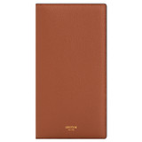 Oroton Jemima Slim Travel Wallet in Brandy and Pebble Leather for Women