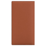 Oroton Jemima Slim Travel Wallet in Brandy and Pebble Leather for Women