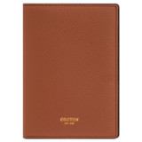 Oroton Jemima Passport Sleeve in Brandy and Pebble Leather for Women