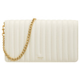 Front product shot of the Oroton Fay Medium Chain Crossbody in Rich Cream and Nappa Leather for Women