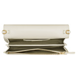 Internal product shot of the Oroton Fay Medium Chain Crossbody in Rich Cream and Nappa Leather for Women