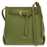 Oroton Margot Mini Bucket Bag in Ivy and Pebble Leather for Women