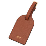 Oroton Jemima Luggage Tag in Brandy and Pebble Leather for Women