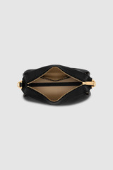 Internal product shot of the Oroton Alice Crossbody in Black and Pebble Leather for Women