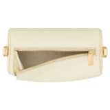Internal product shot of the Oroton Thea Small Barrel Bag in French Vanilla and Smooth Leather for Women