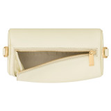 Internal product shot of the Oroton Thea Small Barrel Bag in French Vanilla and Smooth Leather for Women