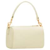 Back product shot of the Oroton Thea Small Barrel Bag in French Vanilla and Smooth Leather for Women