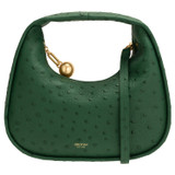 Front product shot of the Oroton Clara Collectable Mini Bag in Kelly Green and Textured Leather for Women