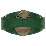 Internal product shot of the Oroton Clara Collectable Mini Bag in Kelly Green and Textured Leather for Women