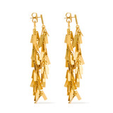 Oroton Vera Drop Earrings in Worn Gold and  for Women