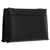 Back product shot of the Oroton Harvey Double Zip Crossbody in Black and Smooth Leather for Women