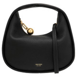 Front product shot of the Oroton Clara Mini Bag in Black and Pebble leather for Women