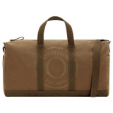 Front product shot of the Oroton Kane Weekender in Khaki and  for Women