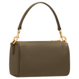 Back product shot of the Oroton Thea Small Barrel Bag in Willow and Smooth Leather for Women