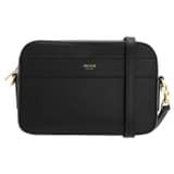 Front product shot of the Oroton Harvey Camera Crossbody in Black and Smooth Leather for Women