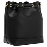 Back product shot of the Oroton Harvey Bucket in Black and Smooth leather for Women