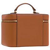 Oroton Harvey Large Beauty Case in Cognac and Smooth Leather for Women