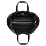 Internal product shot of the Oroton Harvey Baby Bag And Mat in Black and Smooth Leather for Women